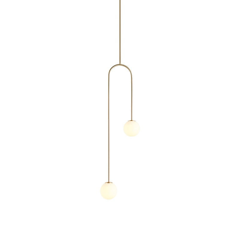 Creative Glass Ball Candle Chandelier