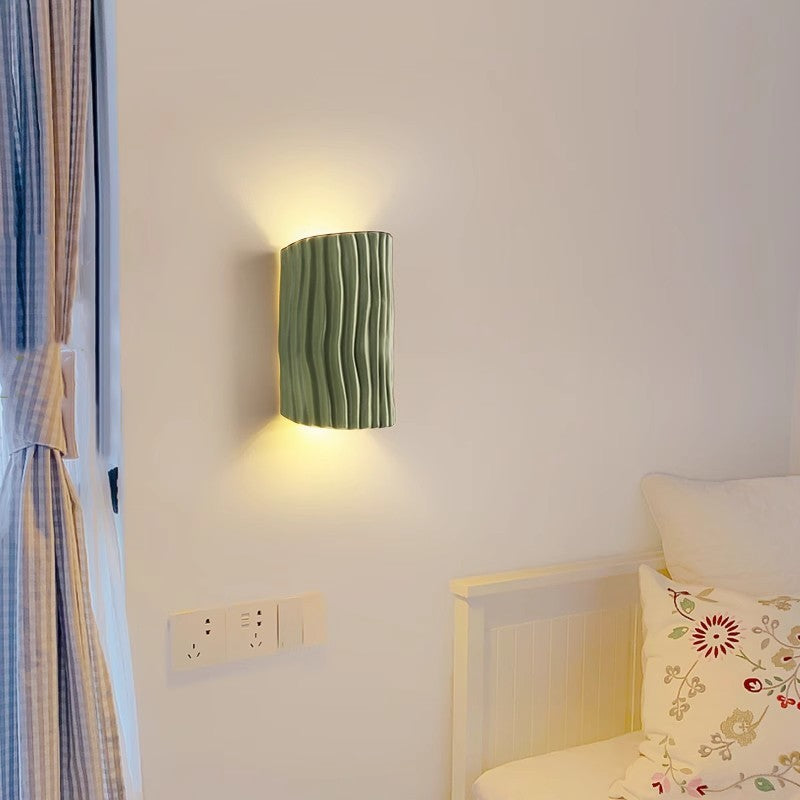 French Cream Resin Wall Lamp