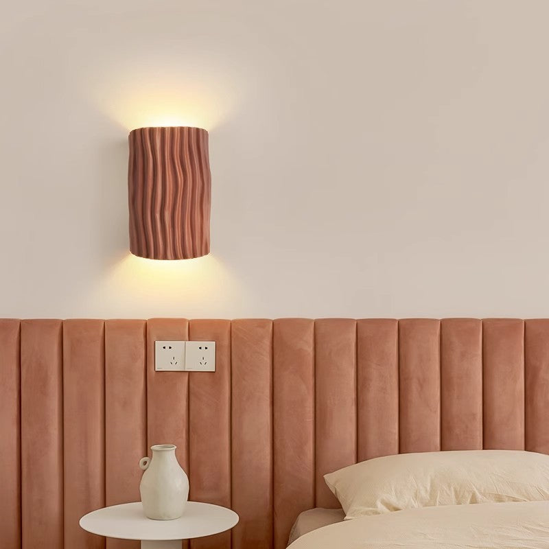 French Cream Resin Wall Lamp