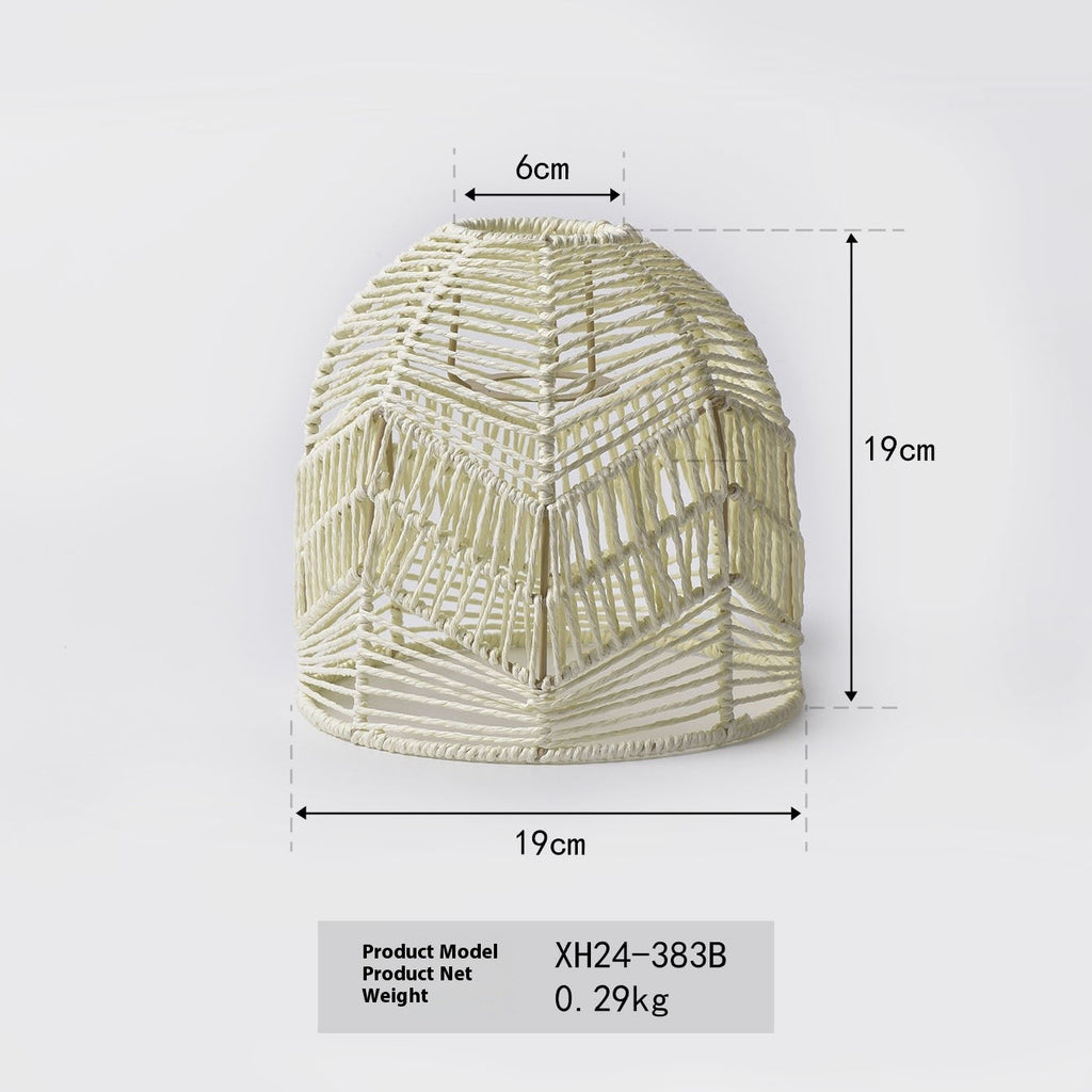 Handwoven Paper Chandelier