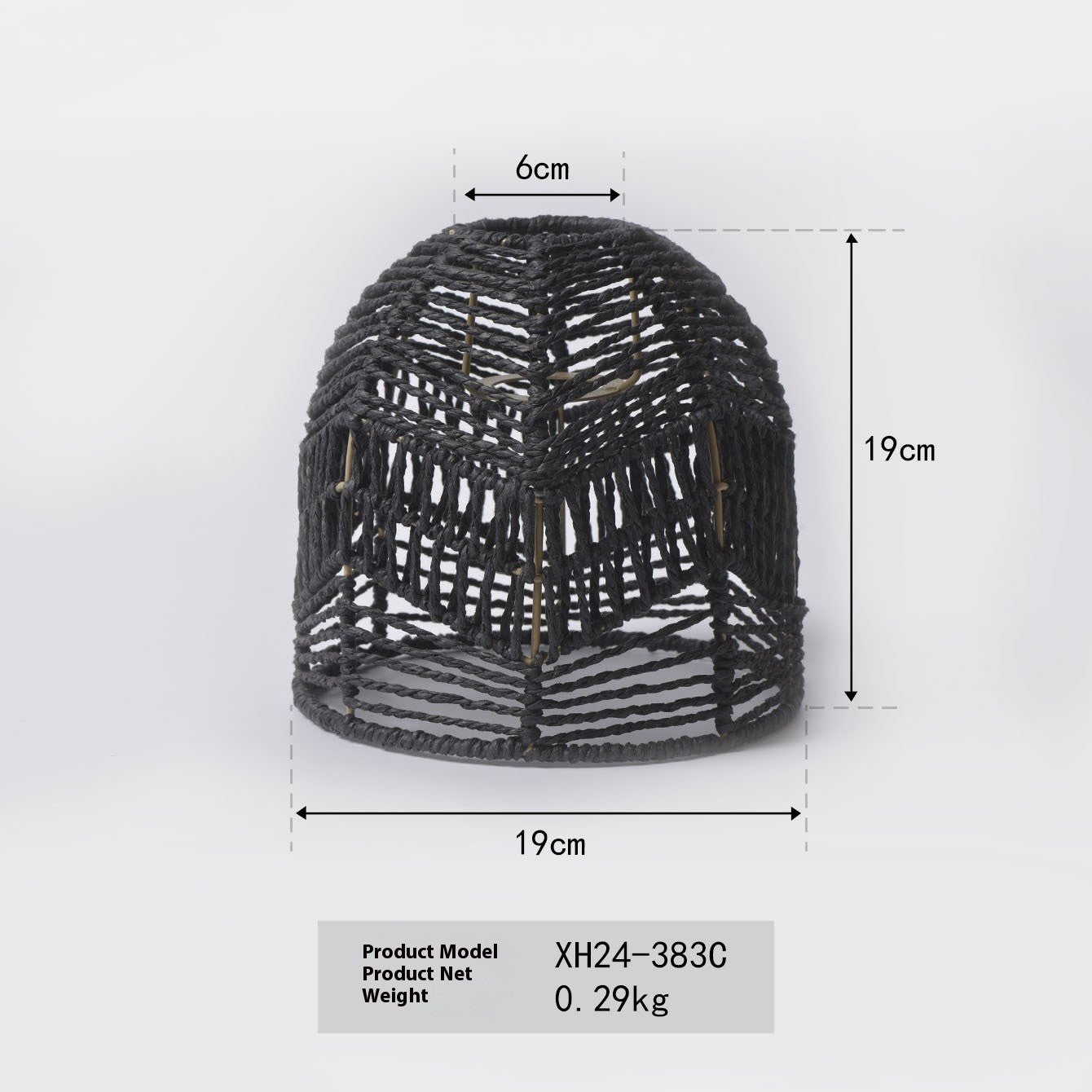 Handwoven Paper Chandelier