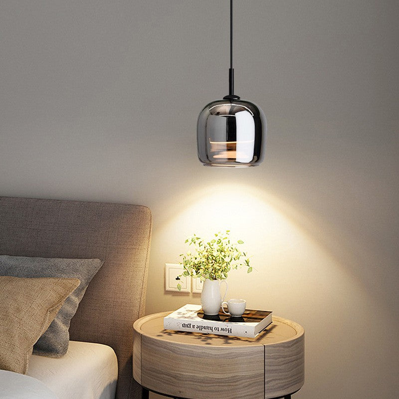 Italian Minimalist Glass Chandelier