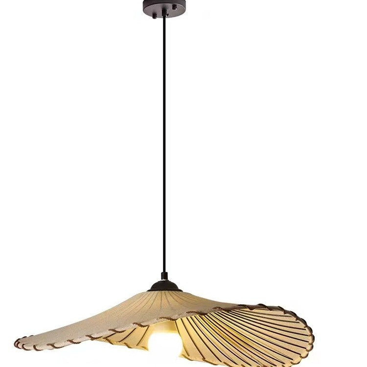 Japanese Straw Hat Chandelier