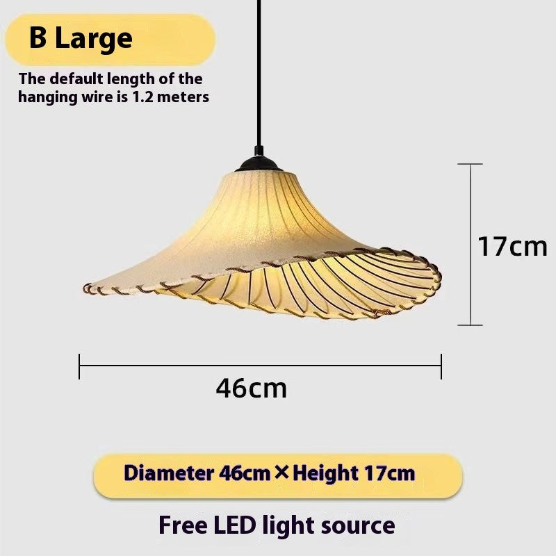 Japanese Straw Hat Chandelier