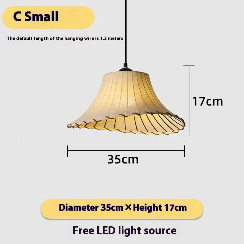 Japanese Straw Hat Chandelier