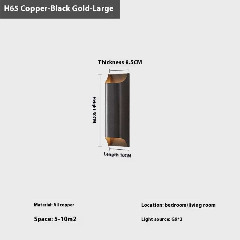 Minimalist Copper Wall Lamp