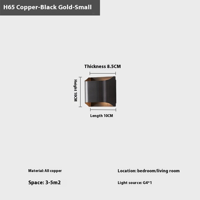Minimalist Copper Wall Lamp