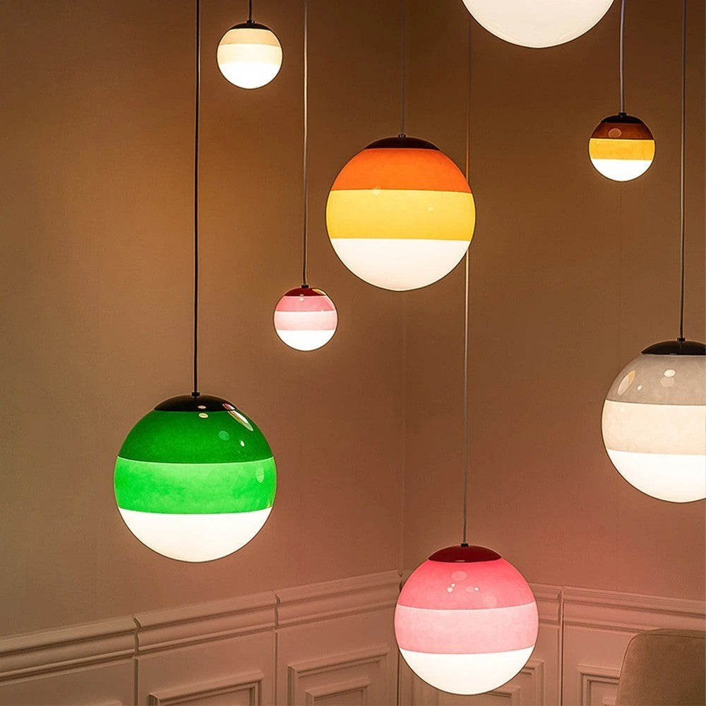 Nordic Colorful Glass Chandelier