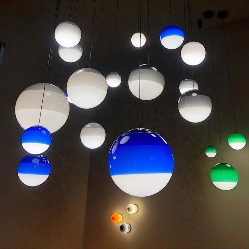 Nordic Colorful Glass Chandelier