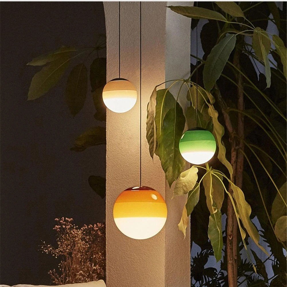 Nordic Colorful Glass Chandelier