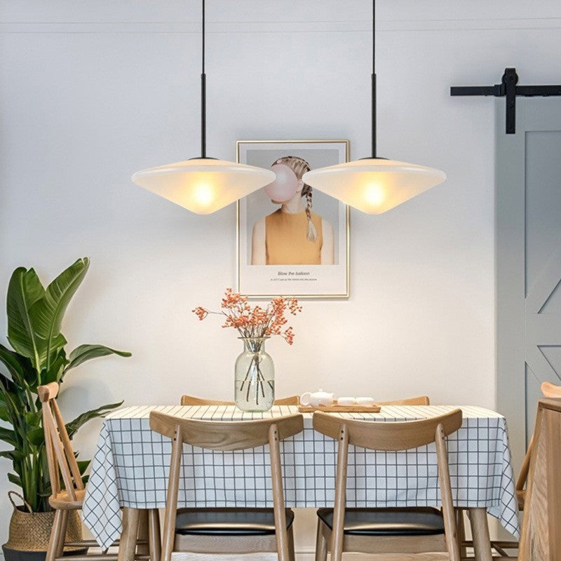 Nordic Postmodern UFO Glass Chandelier