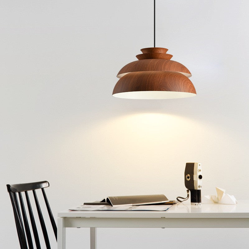Simple Wooden Pendant Light