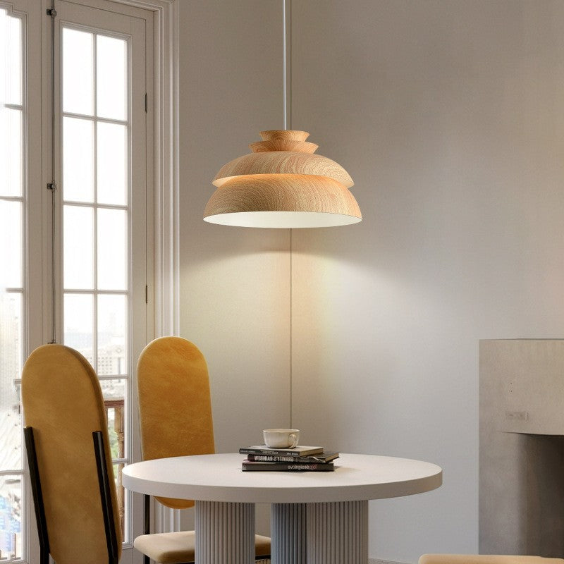 Simple Wooden Pendant Light