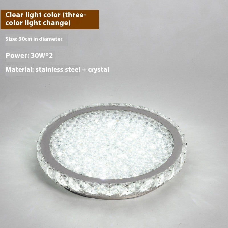 Ultra-Thin LED Crystal Ceiling Light